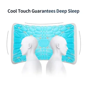 Lianda Portable King Size Memoria <span class=keywords><strong>Almohada</strong></span> Gel Contorno <span class=keywords><strong>Brazo</strong></span> Cuello Soporte Suave Oem Ergonómico Refrigeración Gel Memoria Espuma <span class=keywords><strong>Almohada</strong></span> - Product Image 2