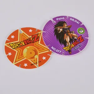 <span class=keywords><strong>Tazos</strong></span> Pogs Personalizados de Fábrica con Diseño a Medida, Papel Plástico Redondo y Lámina de Holograma - Product Image 3