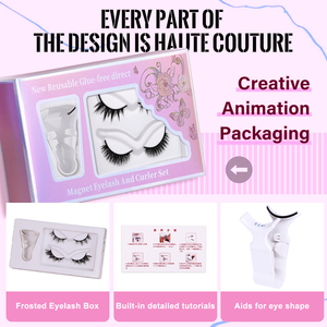 Pink <b>Soft</b> Magnetic Eyelash Extensions With Applicator Custom Logo Silk Natural Long Magnetic Lashes Magnet <b>Box</b> for Lashes - Product Image 5