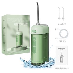 Appareil de blanchiment dentaire électrique portable et étanche pour la maison et les voyages, irrigateur buccal à fil dentaire aquatique - Product Image 1