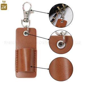 Portaplumas de Cuero PU, Soporte para Lápices, Clip para Colgar, Cordón Portátil para Bolígrafos - Product Image 2