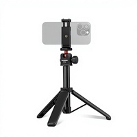 Kompatibel dengan DJI Action5 Pro/Pocket 3/4/4P/Luna FloorTripod, Dudukan Mini Desktop Multifungsi