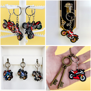 Tùy chỉnh vòng chìa khóa Giao Thông Vận Tải không gian xe máy móc khóa xe cá nhân Sneaker <span class=keywords><strong>Keychain</strong></span> phụ kiện quà tặng cho bé trai số lượng lớn - Product Image 2