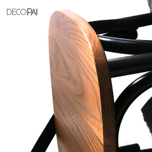 Salon <span class=keywords><strong>industriel</strong></span> bistro café restaurant ELM siège meubles cadre crossback KD bois chaise en métal - Product Image 4