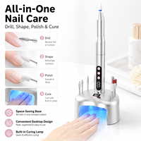 Lampe UV professionnelle pour manucure, perceuse à ongles électrique, lime à ongles, équipement de salon portable, service OEM ODM personnalisé