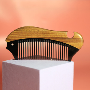 Wooden <b>Hair</b> <b>Comb</b> 10-15Cm Handmade U Shape For Children And Adults - Product Image 2