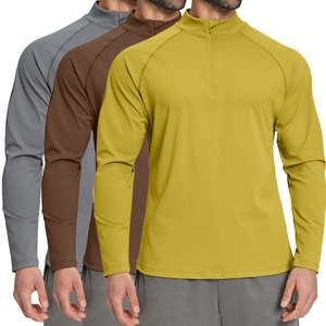 ECX5086-2 Maglione Leggero con Mezza Zip a Maniche Lunghe - Tessuto Traspirante e Delicato sulla Pelle per Pendolarismo, Escursionismo e Passeggiate in <span class=keywords><strong>Città</strong></span> - Product Image 6