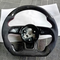 Volant en fibre de carbone personnalisé pour Audi RS3 RS4 RS8 S3 S4 S5 A3 A4 A5 8Y 8P RSQ8 A1 8X B8 SQ8 C8 RS7 S3 8V B9 SQ5