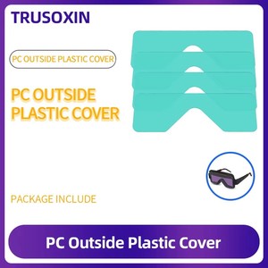 10 Piezas de Placas Protectoras de Plástico (PC) para Gafas de Soldadura con Oscurecimiento Automático Solar/Filtro de Soldadura/Casco de Soldadura - Product Image 5