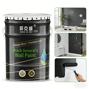 Pintura de Látex Negra para Pintar en Casa, Paredes Interiores, Rejillas de Ventilación, Pintura Negra Pura, Inodora y Resistente al Moho - Product Image 6