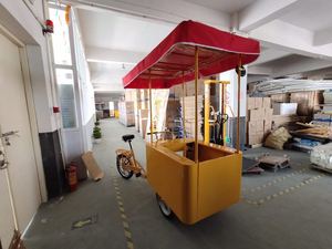 Chariot électrique à trois roues avec réfrigérateur-congélateur à affichage numérique, boîte d'isolation thermique avant, chariot à café, chariot à jus, chariot à glace, <span class=keywords><strong>promotion</strong></span> à vélo - Product Image 3