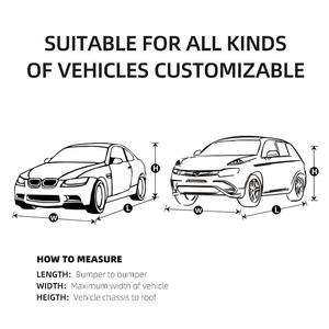 Universal Oxford tela coche cubre granizo/nieve/lluvia impermeable coche al aire libre Protector cubierta - Product Image 2