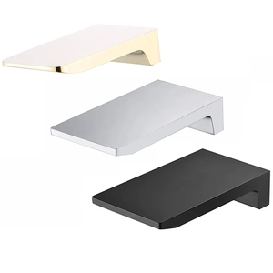 Grifo de lavabo, mezclador de pared para bañera, tazón de mesa superior, interruptor de descarga de <span class=keywords><strong>agua</strong></span>, <span class=keywords><strong>cascada</strong></span> dorada, lavado oculto, grifos de lavabo integrados - Product Image 3