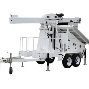 18 मीटर पावर बैंक क्षैतिज मस्तूल इलेक्ट्रिक मोटर चालित 4*380W PV पैनलों सौर ट्रेलर सौर ट्राली - Product Image 5