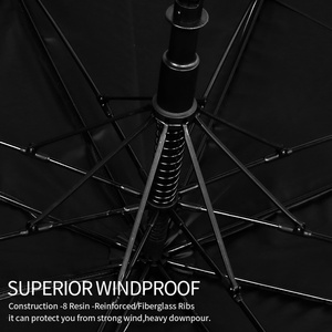 Parasol de plage haut de gamme avec ancre de sable - Ouverture automatique, coupe-vent, double toit, protection UV, idéal pour les activités de plein air - Product Image 6