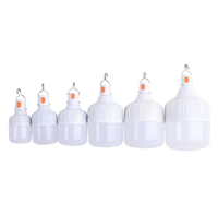 Bombilla Linterna de Camping Súper Brillante Lámpara de Tienda Portátil USB Lámparas de Bombilla LED Impermeables para Exteriores Luz de Emergencia Recargable para Acampar