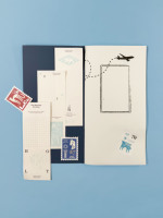 Ensemble de papeterie fantaisie Xinyuan Note, étiquettes en carton couché, marque-pages, blocs-notes et notes adhésives 110x210mm