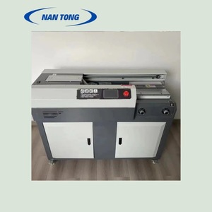 Máquina de encuadernación con pegamento Nantou, tamaño A4, eléctrica, con cinta lateral, para uso en oficina. - Product Image 1