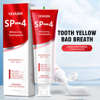 Vente en gros usine Dentifrice écologique SP 4 pour le voyage, élimination des taches de fumée, réparation et protection des dents, blanchissant