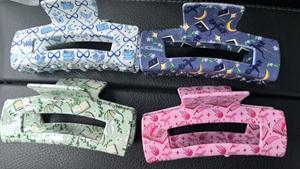 Kl Oem Europese En Amerikaanse Stijl Rechthoek Klauw Haar <span class=keywords><strong>Clip</strong></span> Acetaat 8Cm Strik Knoop Voor Meisjes - Product Image 5