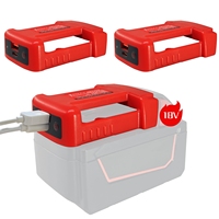 Adaptateur de chargeur USB compatible avec la batterie Milwauke 18V, double port de sortie avec interface de charge USB et USB C