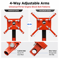 Support moteur rotatif en acier pour outils automobiles, capacité 1250 LBS, robuste 24 KG, pour l'entretien automobile