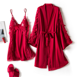 Nuovo Stile Camicia Da Notte <span class=keywords><strong>Pigiami</strong></span> Imposta Caldo Coppia Donne Degli Indumenti Da Notte Homewear - Product Image 2
