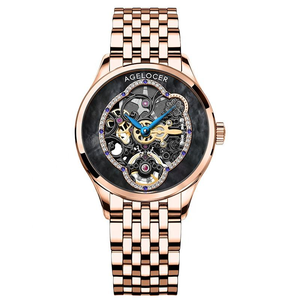 Reloj Agelocer Original Infatuated Mirror, Acero Inoxidable 316L, Esqueleto, Automático, Mecánico, para Mujer, con Caja - Product Image 6