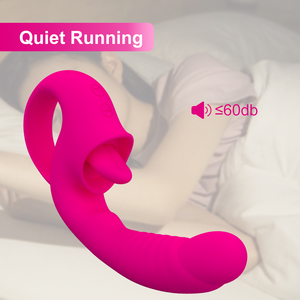 EW-consolador femenino para adultos, juguete sexual vibrador vaginal para orgasmo y lengua, venta al por mayor - Product Image 6