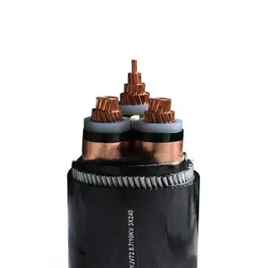 medium voltage 33kv 35kv xlpe insulated armoured single core 3 core mv copper cable 95mm2