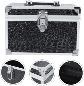 1 pz <span class=keywords><strong>Kit</strong></span> per il trucco accessori per la valigia accessori per il trucco <span class=keywords><strong>da</strong></span> <span class=keywords><strong>viaggio</strong></span> contenitore per gioielli Organizer trasparente per il trucco - Product Image 3