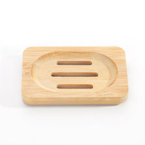 Portajabon De Madera Con Varias Formas Plato Pequeño De Bambu Para Jabon De Ducha Bandeja De Jabon De Bambu Con Desague - Product Image 4
