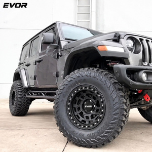 ล้ออัลลอยด์ EVOR แบบฟอร์จ 6 รู สำหรับรถยนต์ออฟโรด SUV รถบรรทุก สำหรับ Ford Mustang Volkswagen Touareg Prado ขนาด <span class=keywords><strong>18</strong></span> 19 20 21 22 23 24 นิ้ว - Product Image 4