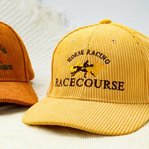 Casquettes Snapback Vintage à 5 Panneaux en Corduroy à Profil Bas, Logo Brodé Personnalisé, Logo Lettres, Hip Hop, Sports, Cyclisme, Plein Air - Product Image 3
