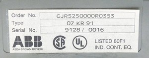 Controlador 07KR91, Unidad Básica 31 GJR5250000R0353 para PLC - Product Image 2