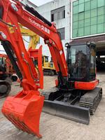 Gebrauchte japanische 5-Tonnen- und 6-Tonnen-Mini-Kubota-Bagger Kubota KX057 KX163 KX155 U55 gebrauchte Kubota KX165 U55 Kleinbagger.