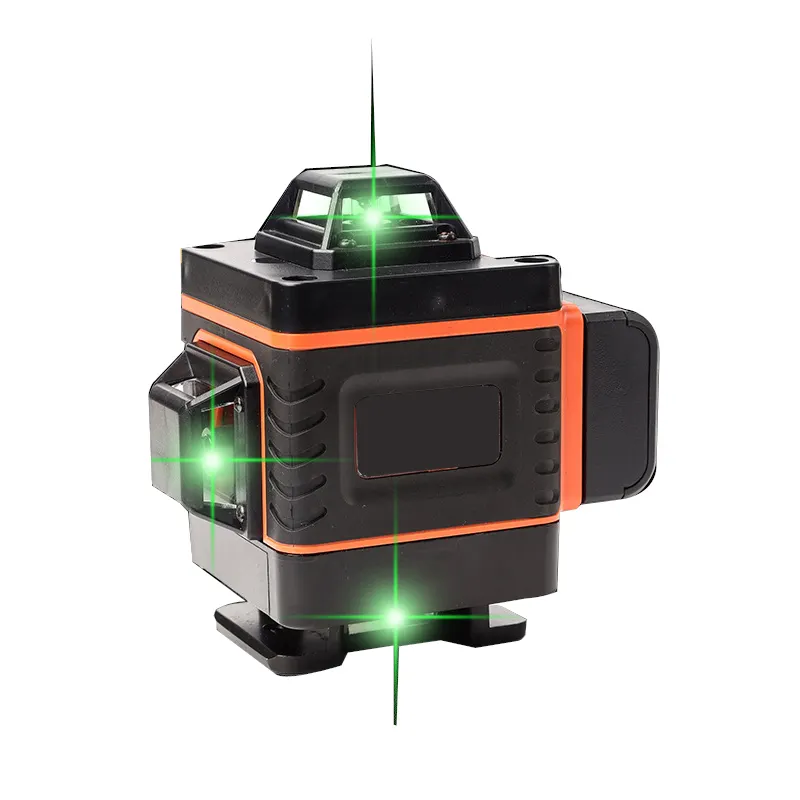 cheap and qualified hilda 4D 16 line laser level green beam self-leveling 360 degree laser level