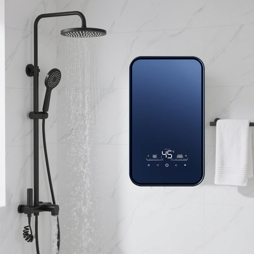Smart Whole House 380V 18kW 24kW Touch Control Calentadores De Agua Quick Tankless Geyser Instant Electric Hot Water Heaters
