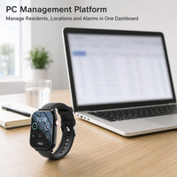 Montre connectée pour personnes âgées, GPS 4G, appel vidéo, détection de chute, alarme SOS, moniteur de fréquence cardiaque, AMOLED, étanche IP67