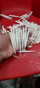 Agujas de resina de cuerno de hueso artesanales naturales de alta calidad técnica pulida - Product Image 4