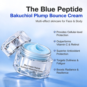 Crème OEM au cuivre bleu, peptide de cuivre tripeptide 1, hyaluronate de sodium, apaisante et hydratante - Product Image 2
