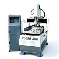 Machine de gravure et de fraisage CNC de bureau 6090 3KW, zone de travail 600x900mm, broche métallique 0-8000 tr/min pour moules et fonderie de précision
