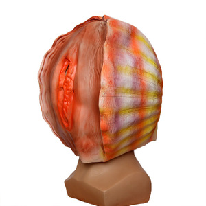 หน้ากากเปลือกหอย วัสดุอิมัลชั่น ขนาดเดียว สำหรับใช้ในงานปาร์ตี้ฮาโลวีน งานเต้นรำสวมหน้ากาก หรือเล่นตลก - Product Image 2