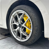 Custom untuk Kaliper Rem Brembo V6 EPB Depan 6 Pot Belakang 4 Pot Big Brake Kit dengan Rotor Rem 380mm Cocok untuk Rotor Rem 19 20 untuk Mazda CX 5.