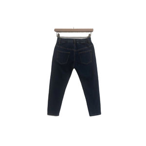 Jeans Husky Fit de Cinco Bolsillos para Niños, Lavado Zero, Cierre de Botón y Cremallera, Cintura Elástica, Cómodos, Duraderos, Ropa Infantil para Uso Diario - Product Image 2
