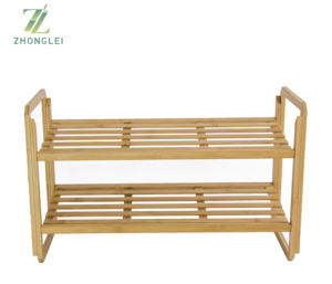 <span class=keywords><strong>Maison</strong></span> bon marché Populaire Salon Chambre Personnalisé Étagère À Chaussures En Bambou - Product Image 3