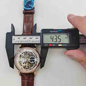 Orologio da Polso Meccanico di Alta Gamma per Uomo, Design Scheletrato, Cassa in Acciaio Inossidabile, Fasi Lunari, Numeri <span class=keywords><strong>Romani</strong></span> - Product Image 6