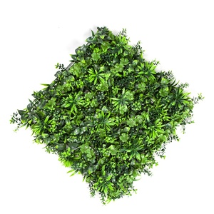 4 Panneaux Murs De Plantes Artificielles, 25 * 25cm, Décoration Murale