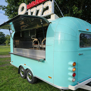 Remorque à pizza finition miroir, camion mobile entièrement équipé, cuisine mobile de restauration rapide, remorque à café et pizza, aliments à vendre aux États-Unis - Product Image 3
