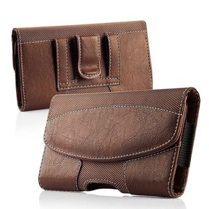 Étui de téléphone portable en cuir avec boucle de ceinture pour <span class=keywords><strong>iPhone</strong></span> Samsung - Product Image 4